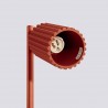 Lampa biurkowa KARBON ochra czerwona SL.1643 Sollux