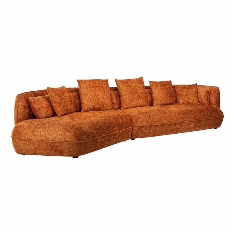 NOWOŚĆ S5160 LOVELY PUMPKIN RICHMOND sofa RODINA pomarańczowa King Home NOWOŚĆ S5160 LOVELY PUMPKIN RICHMOND sofa RODINA pomarańczowa King Home
