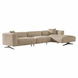 NOWOŚĆ S5171 LOVELY BEIGE RICHMOND sofa narożna HOXTON R ciepły     beż  King Home
