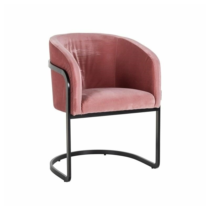 NOWOŚĆ S4542 BLUSH VELVET RICHMOND krzesło CHIARA różowe King Home NOWOŚĆ S4542 BLUSH VELVET RICHMOND krzesło CHIARA różowe King Home