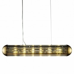 NOWOŚĆ -HL-0165 RICHMOND lampa wisząca MULA brązowa  King Home