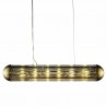 NOWOŚĆ -HL-0165 RICHMOND lampa wisząca MULA brązowa  King Home
