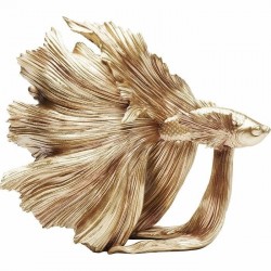 NOWOŚĆ 68023 KARE dekoracja BETTA FISH S złota  King Home