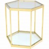 NOWOŚĆ 85029 KARE stolik COMB GOLD 55 złoty  King Home