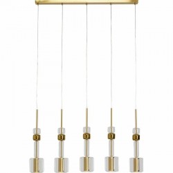 NOWOŚĆ 55938 KARE lampa wisząca CANDY BAR 103 złota  King Home
