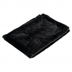 NOWOŚĆ -BL-0006 RICHMOND koc futrzany KATIE 150x200       czarny  King Home