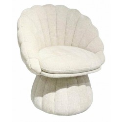 NOWOŚĆ S4777 BEIGE CHENILLE RICHMOND krzesło BLOSSOM jasny beż  King Home