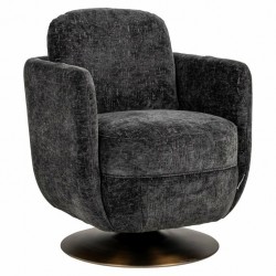 NOWOŚĆ S4576 GRAPHITE RICHMOND fotel obrotowy TURNER grafitowy  King Home
