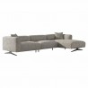 NOWOŚĆ S5171 TRENDY NATURE RICHMOND sofa narożna HOXTON R trendy     nature  King Home