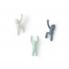 NOWOŚĆ 318165-370 UMBRA haczyk ścienny BUDDY granatowo - zielono - biały  King Home