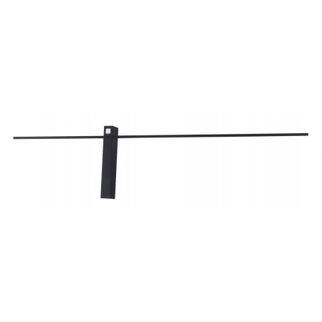MAXLIGHT W0283 KINKIET SABRE 91 cm CZARNY IP23, ściemnialny z włącznikiem d
