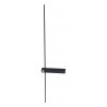 MAXLIGHT W0283 KINKIET SABRE 91 cm CZARNY IP23, ściemnialny z włącznikiem d