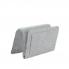 NOWOŚĆ 5900168833944 Organizer - schowek filcowy SHP NUDE      szary  King Home
