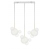 NOWOŚĆ MSE1501100546 MOOSEE lampa wisząca CAPRI LINE 3 złota   / biała - 180 LED, aluminium, szkło  King Home