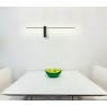 MAXLIGHT W0283 KINKIET SABRE 91 cm CZARNY IP23, ściemnialny z włącznikiem d