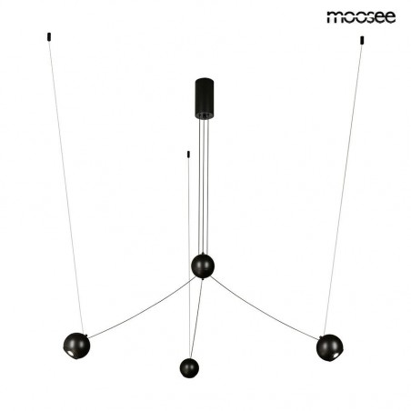 NOWOŚĆ MSE1501100491 MOOSEE lampa wisząca OCTO 3 czarna  King Home