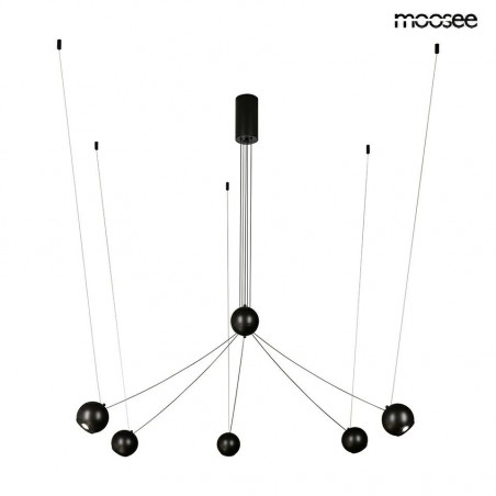 NOWOŚĆ MSE1501100492 MOOSEE lampa wisząca OCTO 5 czarna  King Home