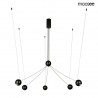 NOWOŚĆ MSE1501100492 MOOSEE lampa wisząca OCTO 5 czarna  King Home