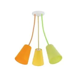 NOWOŚĆ 2106WIRE COLOUR LAMPA SUFITOWA 3 Tk Lighting