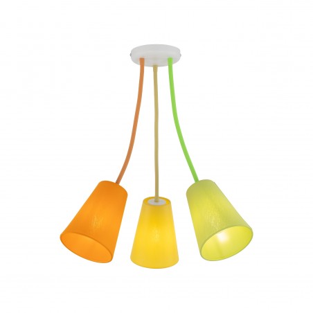 NOWOŚĆ 2106WIRE COLOUR LAMPA SUFITOWA 3 Tk Lighting