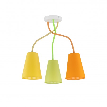 NOWOŚĆ 2106WIRE COLOUR LAMPA SUFITOWA 3 Tk Lighting