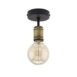 NOWOŚĆ 1901RETRO LAMPA SUFITOWA 1 CZARNY / PATYNA Tk Lighting