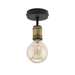 NOWOŚĆ 1901RETRO LAMPA SUFITOWA 1 CZARNY / PATYNA Tk Lighting