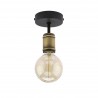 NOWOŚĆ 1901RETRO LAMPA SUFITOWA 1 CZARNY / PATYNA Tk Lighting