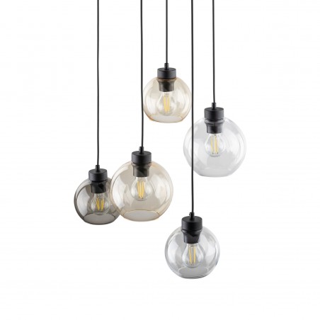 NOWOŚĆ 2164CUBUS LAMPA WISZĄCA 6 PŁ  Tk Lighting