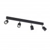 NOWOŚĆ 1009TOP BLACK LAMPA SUFITOWA 4 PŁ Tk Lighting