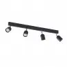 NOWOŚĆ 1009TOP BLACK LAMPA SUFITOWA 4 PŁ Tk Lighting