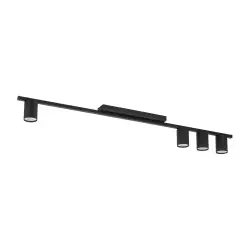 NOWOŚĆ 4566LOGAN BLACK LAMPA SUFITOWA 4 Tk Lighting