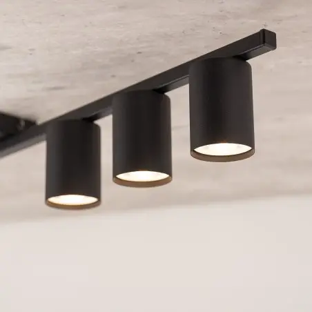 NOWOŚĆ 4566LOGAN BLACK LAMPA SUFITOWA 4 Tk Lighting