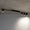 NOWOŚĆ 4566LOGAN BLACK LAMPA SUFITOWA 4 Tk Lighting