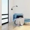 NOWOŚĆ 4743LOGAN BLACK KINKIET 1 Tk Lighting
