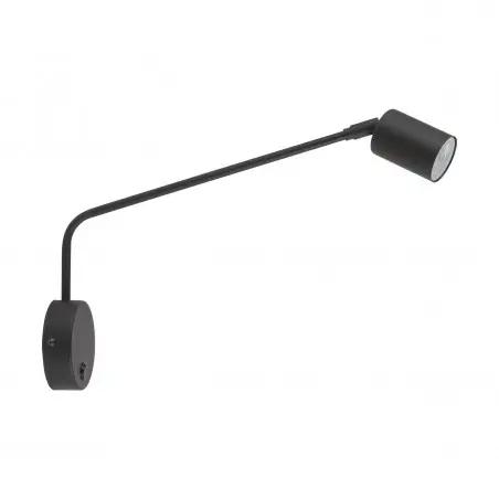 NOWOŚĆ 4743LOGAN BLACK KINKIET 1 Tk Lighting