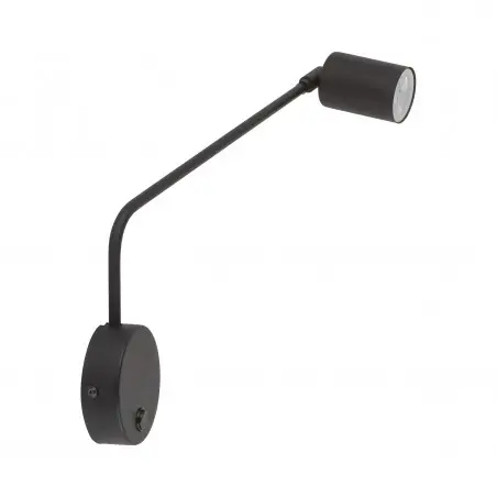 NOWOŚĆ 4743LOGAN BLACK KINKIET 1 Tk Lighting