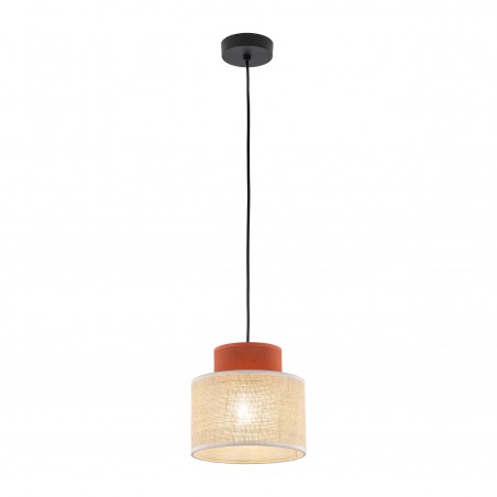 NOWOŚĆ 2785DUO JUTA BROWN LAMPA WISZACA 1 Tk Lighting