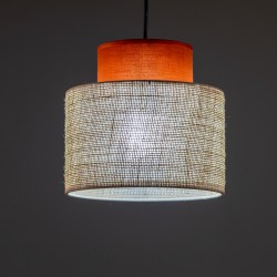 NOWOŚĆ 2785DUO JUTA BROWN LAMPA WISZACA 1 Tk Lighting