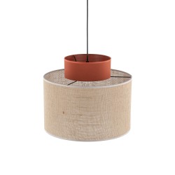 NOWOŚĆ 3139DUO JUTA BROWN LAMPA WISZACA 1 Tk Lighting