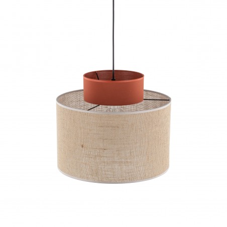 NOWOŚĆ 3139DUO JUTA BROWN LAMPA WISZACA 1 Tk Lighting