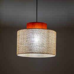 NOWOŚĆ 3139DUO JUTA BROWN LAMPA WISZACA 1 Tk Lighting