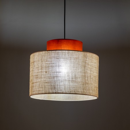NOWOŚĆ 3139DUO JUTA BROWN LAMPA WISZACA 1 Tk Lighting