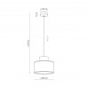 NOWOŚĆ 3139DUO JUTA BROWN LAMPA WISZACA 1 Tk Lighting