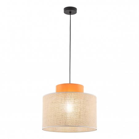 NOWOŚĆ 3227DUO JUTA ORANGE LAMPA WISZACA 1 Tk Lighting