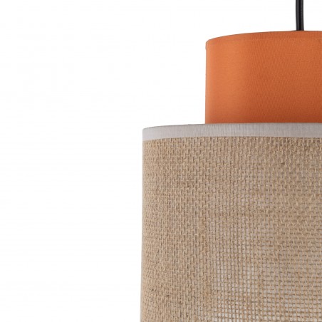 NOWOŚĆ 3255DUO JUTA ORANGE LAMPA WISZACA 1 Tk Lighting