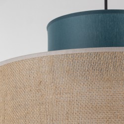 NOWOŚĆ 3256DUO JUTA GREEN LAMPA WISZACA 1 Tk Lighting