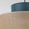 NOWOŚĆ 3256DUO JUTA GREEN LAMPA WISZACA 1 Tk Lighting