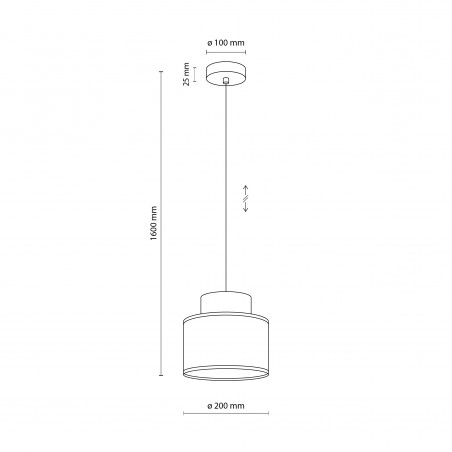 NOWOŚĆ 3257DUO JUTA GREEN LAMPA WISZACA 1 Tk Lighting