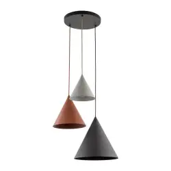 NOWOŚĆ 6633CONO MIX LAMPA WISZĄCA 3 SML Tk Lighting